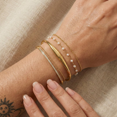 Smooth Gold Cuff