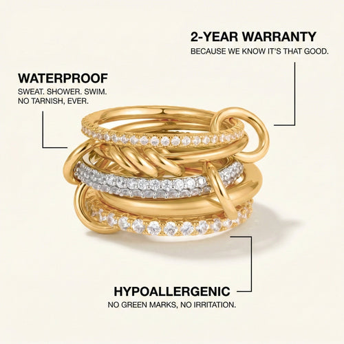 Twisted Stack Ring