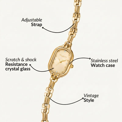 Elongated Dial Watch