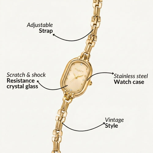 Elongated Dial Watch