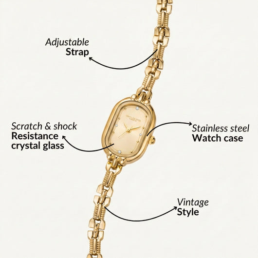 Elongated Dial Watch