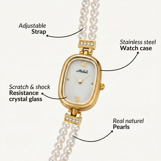 Crystal Pearl Watch