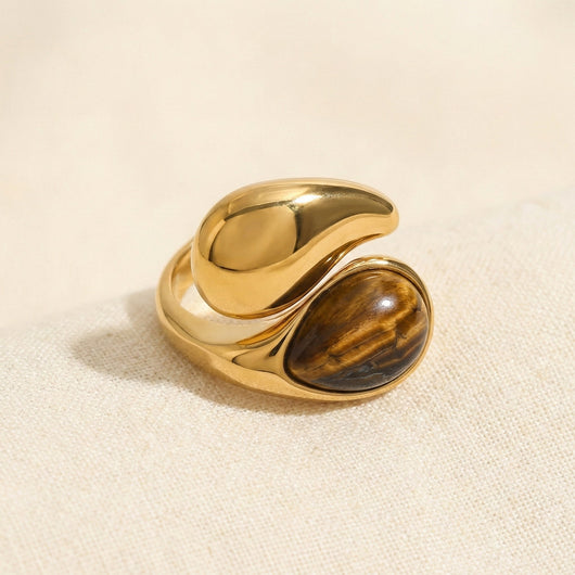 Wave Pearl Ring