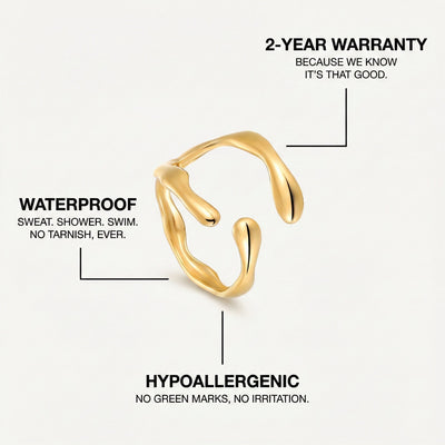 Liquid Wave Ring