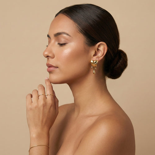 Liquid Drop Earrings