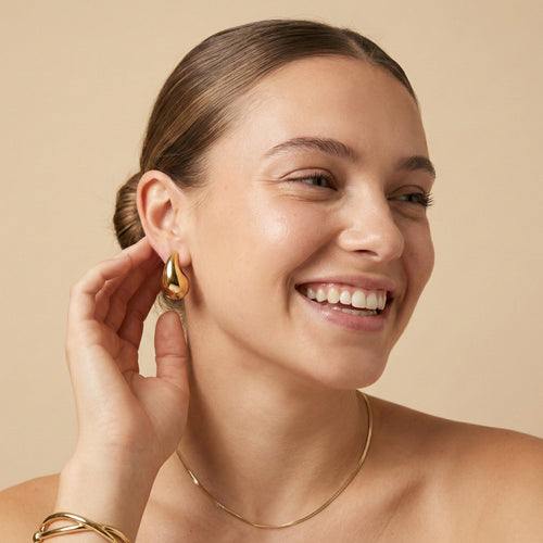 Wave Drop Earrings