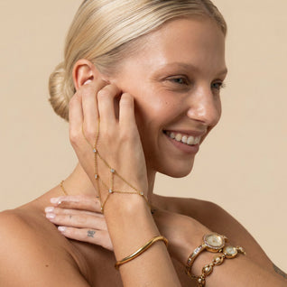 Crystal Ring Bracelet