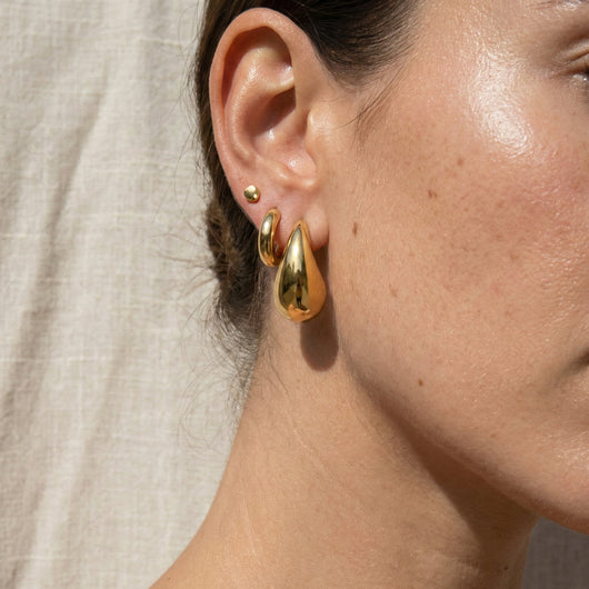 Wave Drop Earrings