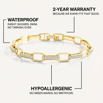Pavé Link Bracelet