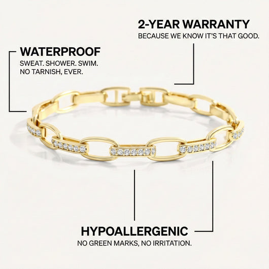 Pavé Link Bracelet