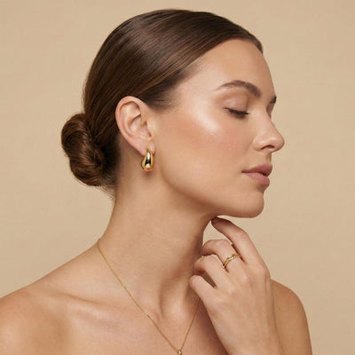 Wave Drop Earrings