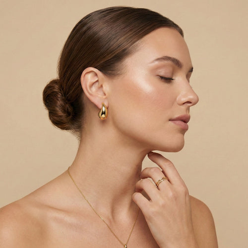 Wave Drop Earrings
