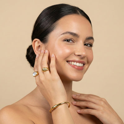 Smooth Gold Cuff