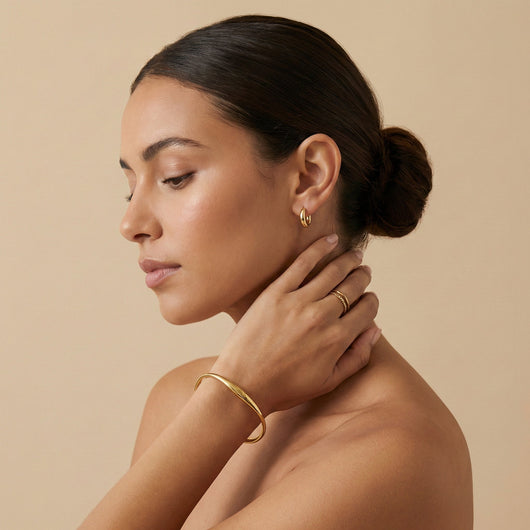 Smooth Gold Cuff